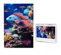 Puzzles 1000 Pieces Personalized Wooden Puzzle Coral Reef Fish Aquarium Jigsaw Puzzles for Adults Photos Picture Puzzle for Family Wedding Christmas Anniversay Birthday Gifts
