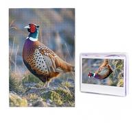 Puzzles 1000 Pieces Personalized Wooden Puzzle Pheasants Animals Jigsaw Puzzles for Adults Photos Picture Puzzle for Family Wedding Christmas Anniversay Birthday Gifts