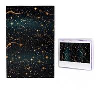 Puzzles 1000 Pieces Personalized Wooden Puzzle Stars and constellations pattern Jigsaw Puzzles for Adults Photos Picture Puzzle for Family Wedding Christmas Anniversay Birthday Gifts