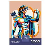 Puzzles 1000 Pièces Pour Adolescents Apollo God of Oracles Wpap Puzzle Jouet Décoration Murale Vacances À La Maison Cadeaux Pour Les Amis Et La Famille 52x38cm/1000pcs