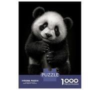 Puzzles 1000 Pièces Pour Adolescents Cute Panda Bear Portrait Puzzle Jouet Décoration Murale Vacances À La Maison Cadeaux Pour Les Amis Et La Famille 70x50cm/1000pcs