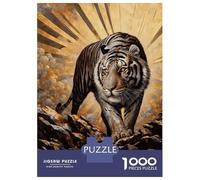 Puzzles 1000 Pièces Pour Adolescents Gold X Tiger Puzzle Jouet Décoration Murale Vacances À La Maison Cadeaux Pour Les Amis Et La Famille 38x26cm/1000pcs