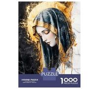 Puzzles 1000 Pièces Pour Adolescents Golden Virgin Mary Puzzle Jouet Décoration Murale Vacances À La Maison Cadeaux Pour Les Amis Et La Famille 38x26cm/1000pcs