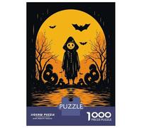 Puzzles 1000 Pièces Pour Adolescents Retro Halloween Vibes Puzzles Pour Adolescents, Jouets Anti-stress, Difficile, Excellent Cadeau Pour Les Jeux 52x38cm/1000pcs