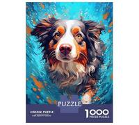 Puzzles 1000 Pièces Pour Adolescents Underwater Shepard Puzzles Pour Adolescents, Jouets Anti-stress, Difficile, Excellent Cadeau Pour Les Jeux 38x26cm/1000pcs