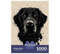 Puzzles 1000 Pièces Pour Adultes Flat Black Ink Splatter Puzzle Adulte Jeux De Société Pour S'amuser En Famille Cadeau D'anniversaire, Cadeaux, 38x26cm/1000pcs