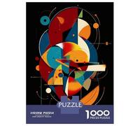 Puzzles 1000 Pièces Pour Adultes Orbital Alignment - Modern Geometric Abstract Puzzles Pour Adultes, Jeux Amusants, Une Œuvre D'art, Une Offre À Offrir À Toute La Famille 52x38cm/1000pcs
