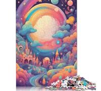Puzzles 1000 Pieces Rainbow Fantasy World Jigsaw Puzzle Boys And Girls Difficulty Puzzle Educational Toy Games Family Decoration 1000pcs (75x50cm)