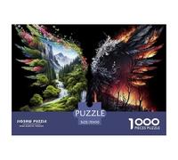 Puzzles 1000 PiecesDevil And Angel, for AdultsDevil And Angel, Challenging Game for The Whole, Gifts for Men Or Women, Home Decoration, Educational Game 70x50cm/1000pcs