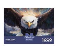 Puzzles 1000 PiecesEagle, for Adults, Challenging Game for The Whole, Gifts for Men Or Women, Home Decoration, Educational Game 70x50cm/1000pcs