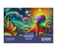 Puzzles 1000 PiecesOctopus, for Adults, Challenging Game for The Whole, Gifts for Men Or Women, Home Decoration, Educational Game 70x50cm/1000pcs