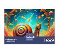 Puzzles 1000 PiecesSnail, for Adultssnail, Challenging Game for The Whole, Gifts for Men Or Women, Home Decoration, Educational Game 38x26cm/1000pcs