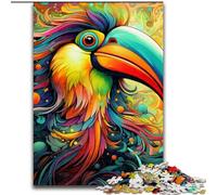 Puzzles 1000Pieces for Adults Colorful Woodpecker Jigsaw Puzzles for Adults 1000Piece Challenging Brain Teaser for Teenagers, Perfect for Home Decor Or Gift (Size 26x38 cm)