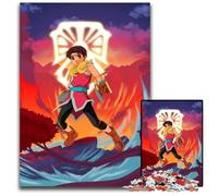 Puzzles 1000Pieces for Adults Epic Suikoden II Impossible Jigsaw Puzzles for Adults Family Activity Brain Teaser Home Decor 1000 PCS(75x50cm)