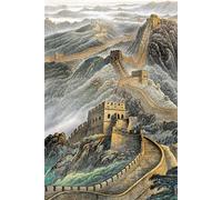 Puzzles 120 Pieces for Adults,9.8x7.9 inch Jigsaw puzzles for adults Challenging Educational Games Home Decoration Puzzle Theme: Scenery China Great Wall