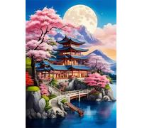 Puzzles 120 Pieces for Adults,9.8x7.9 inch Jigsaw puzzles for adults Challenging Educational Games Home Decoration Puzzle Theme: Seaside Palace Scenery