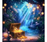 Puzzles 120 Pieces for Adults Fairyland Treasures, 18x18inch/45x45cm jigsaw puzzles for adults 120, Puzzle Classic Educational Games Beautiful Decoration puzzle