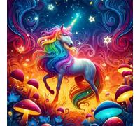 Puzzles 120 Pieces for Adults jigsaw puzzles for adults 120 Piece Educational Challenge Puzzle for adult kids,Educational Games Decoration puzzle Cartoon Unicorns