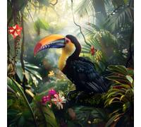 Puzzles 120 Pieces for Adults jigsaw puzzles for adults 120 Piece Educational Challenge Puzzle for adult kids,Educational Games Decoration puzzle Jungle Birds Landscape