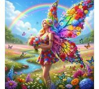 Puzzles 120 pieces for Adults jigsaw puzzles for adults 120 Piece Educational Challenge Puzzle for adults,Educational Games Decoration puzzle Flower Butterfly Fairy