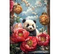 Puzzles 1200 Pieces for Adults, 1200 Piece Jigsaw puzzles for adults Classic Educational Games Beautiful Decoration Puzzle-Cartoon Panda