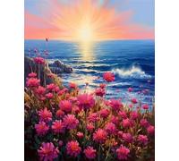 Puzzles 1200 Pieces for Adults Colourful Jigsaw puzzles for adults, 1200 Piece Challenging & Brainteasing Jigsaws Beautiful Decoration Puzzle, Theme:Ocean Waves Sunset