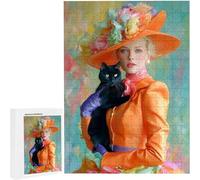 Puzzles 1314 Pieces for Adults jigsaw Puzzles for Adults 1314 Piece Jigsaw Challenging & Brainteasing Educationa Game for The Whole, jigsaw Puzle Theme: Leaves Woman30 x 20 inches PjY1938 A-2