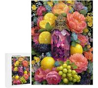 Puzzles 1314 Pieces for Adults jigsaw Puzzles for Adults 1314 Piece Jigsaw Challenging & Brainteasing Educationa Game for The Whole, jigsaw Puzle Theme: Woman Flower30 x 20 Inch PjY3720 6-L
