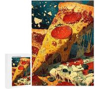 Puzzles 1314 Pieces for Adults jigsaw Puzzles for Adults 1314 Piece Jigsaw Challenging & Brainteasing Educationa Game for The Whole, jigsaw Puzle Theme: Pizza Vegetable30 x 20 inches PjY390 X-B