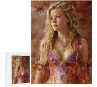 Puzzles 1314 Pieces for Adults jigsaw Puzzles for Adults 1314 Piece Jigsaw Challenging & Brainteasing Educationa Game for The Whole, jigsaw Puzle Theme: Leaves Woman30 x 20 Inch PjY5916 S-D