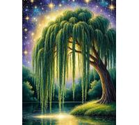Puzzles 150 Pieces for Adults, 150 Piece Jigsaw puzzles for adults Classic Educational Games Beautiful Decoration Puzzle-Starry Night Tree