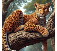 Puzzles 150 Pieces for Adults,25.6x25.6 Inch Jigsaw puzzles for adults Challenging Educational Games Home Decoration Puzzle Theme:Cheetah