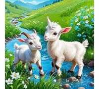 Puzzles 150 Pieces for Adults,25.6x25.6 Inch Jigsaw puzzles for adults Challenging Educational Games Home Decoration Puzzle Theme:Green Fields Sheep