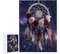 Puzzles 1500 Pieces for Adults jigsaw Puzzles for Adults 1500 Piece Jigsaw Challenging & Brainteasing Educationa Game for The Whole, jigsaw Puzle Theme: Dreamcatcher Flower87x57cm PjY1192 H-8