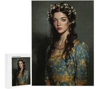 Puzzles 1500 Pieces for Adults jigsaw Puzzles for Adults 1500 Piece Jigsaw Challenging & Brainteasing Educationa Game for The Whole Gifts for Men, jigsaw Puzle Theme: Flower Woman87 x 57cm PjY94 5-O