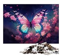 Puzzles 1500 Pieces for Adults jigsaw puzzles for adults 1500 Piece Puzzle Challenging Game for The Whole for Women,Gifts for Men,jigsaw puzzle Theme:Flowers Butterflies Plants Animals