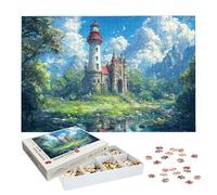 Puzzles 1500 Pieces for Adults, Landscape Jigsaw Puzzles for Adults 1500, Wooden Puzzle with Exquisite Packaging Box, Lighthouse Jigsaws for Family Educational Games, Gifts for Women and Man, -7492