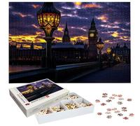 Puzzles 1500 Pieces for Adults, Night View Jigsaw Puzzles for Adults 1500 Wooden Puzzle with Exquisite Packaging Box, City Jigsaws for Family Educational Games, Gifts for Women/Men, Home Decor H-2827