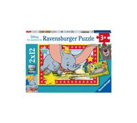 Puzzles 2 x 12 pieces: Disney: The Call of Adventure