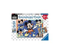 Puzzles 2 x 24 pieces: Disney Mickey Mouse: At the Cinema