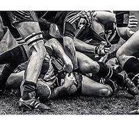 Puzzles 200 Piece Jigsaw Puzzles Sports Rugby Football Close-up Game Art Kids Adults Leisure Fun Game Toy 35x25CM
