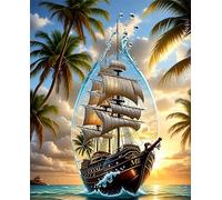 Puzzles 200 Pieces for Adults jigsaw puzzles for adults 200 Piece Educational Challenge Games Decoration puzzle - Ocean Sailing Scenery