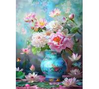 Puzzles 2000 Pieces for Adults, 2000 Piece Jigsaw puzzles for adults Classic Educational Games Beautiful Decoration Puzzle-Magnificent Peony