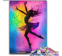 Puzzles 2000 Pieces for Adults Ballet Dancer Oil Painting,Stress Reliever Difficult Challenge Every Piece Is Unique - Challenging Family Fun Game 70X100cm