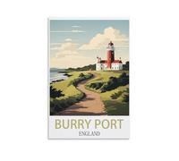 Puzzles 2000 Pieces for Adults，Burry Port Englands Family Fun Jigsaws Puzzles 2000 Pieces for Adults Gifts 100x70cm