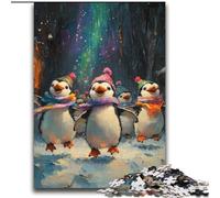 Puzzles 2000 Pieces for Adults Christmas Penguin Stress Reliever Difficult Challenge Unique Home Decor And Gifts 70x100cm