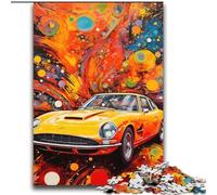 Puzzles 2000 Pieces for Adults Cool Colourful Sports Cars Challenging To Complete But Fun And Humorous with Matching Poster And Trivia Sheet 70x100cm
