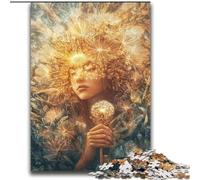 Puzzles 2000 Pieces for Adults Dandelion Girl for And from 14 Years And over Hands-on Game Christmas Game Gifts 70x100cm