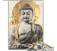 Puzzles 2000 Pieces for Adults Golden Buddha Statue Educational Family Game Is Ideal As Gifts for The Whole Family for 14+ 70x100cm