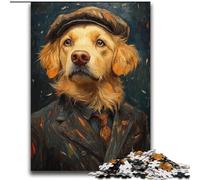 Puzzles 2000 Pieces for Adults Golden Retriever for And from 14 Years And over Hands-on Game Christmas Game Gifts 70x100cm